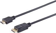 S-Conn Cable+DisplayPort+to+HDMI+M%2FM+1m