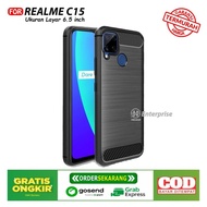Case Realme C15 Softcase iPaky Carbon