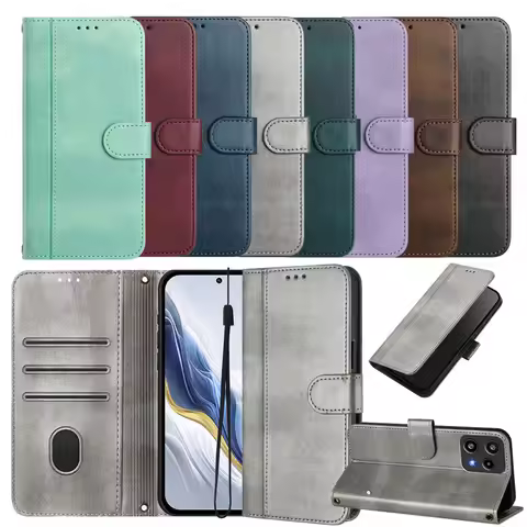 Wallet Flip Case For Xiaomi Poco X8 Pro M8 F8 Ultra X7 M7 Plus F7 Redmi Note 15 Pro Plus 14 14S 15C 