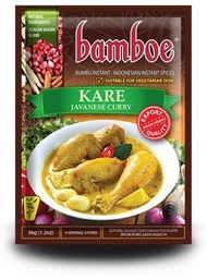 ▶$1 Shop Coupon◀  Bamboe Bumbu Instant Kare - Javanese Curry , 36 Gram (Pack of 6)