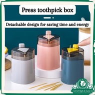 CK Toothpick Holder Storage Anti-Dust Dispenser Kitchen Easy Gadget Automatic Box Kotak Peyimpanan G