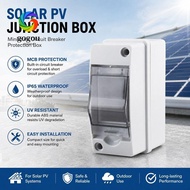 GOGOU 1Pcs Waterproof Distribution Box, HT-2 IP65 Waterproof Breaker Box,  2 Way PC ABS Plastic UV P