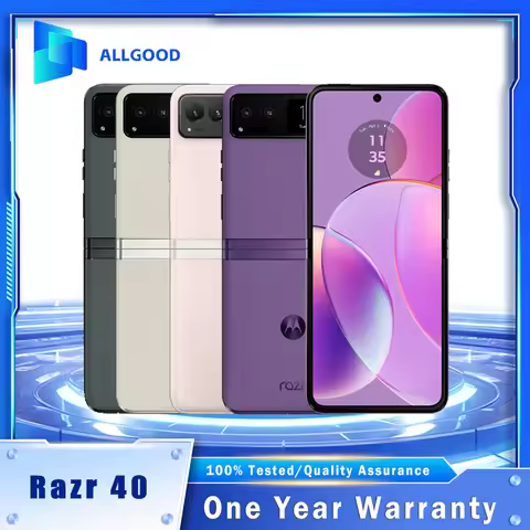 Used Motorola Moto Razr 40 Razr40 XT2323 5G Smartphone NFC 8GB+128GB LTPO AMOLED 6.9'' Fingerprint S