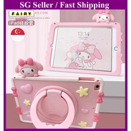 (SG Seller) Kids Cartoon Silicone Tablet Cover For iPad Mini 6 / 5/ 4 Air 3 4 5 10.9 10th 10.2 9/8/7