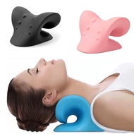 Neck Massage Pillow Neck Shoulder Cervical Chiropractic Traction Device Massage Pillow for Pain Relief Body Neck Massager