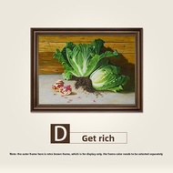 YERUI | Prosperity Meaning Good Luck Decorative Oil Painting