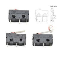 10Pcs KW11-3Z KW12-3 Tact Switch 5A 250V Microswitch Micro Switch On-Off Roller Lever Arm Normally O