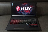 【出售】MSI GF62VR 7RF i7-7700HQ/GTX1060/16GB/128GB+1TB 電競筆電