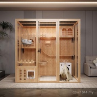 Indoor Luxury Villa Villa Cat House Panoramic House House Household Glass House Cat Cat Cat Cat Cage