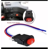 TOMBOL Hazard On/Off Switch Light On Off Button Switch Hazard Light 3 Wires