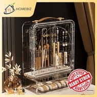 Kotak Barang Kemas Lutsinar Rekaan Laci | High End Transparent Jewelry Box Drawer Organizer Untuk Su