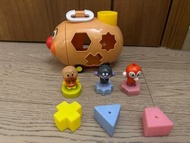 二手 麵包超人 形狀配對 玩具 anpanman matching 疊高玩具