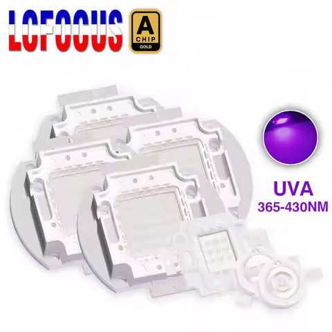 UV Purple LED Chip 365nm 370nm 375nm 380nm 385nm 390nm 395nm 400nm 405nm 410nm 415nm 420nm 425nm Lam