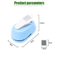 Pembolong Kertas Mini Bentuk Perangko Stamp Hole Craft Puncher DIY Alat Pelubang Kertas