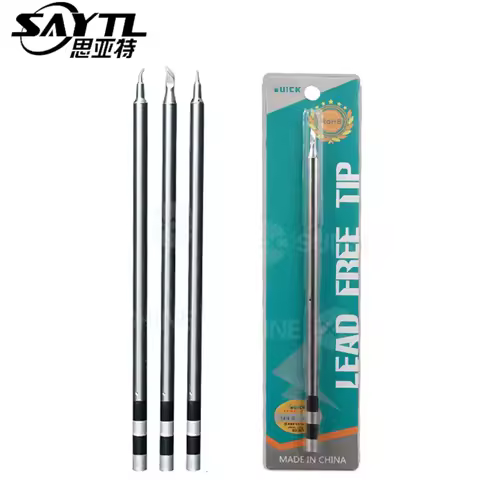 Original QUICK TS1200A Lead Free Solder Iron Tip Handle welding pen tools TSS02B-I-02 TSS02B-J-02 TS