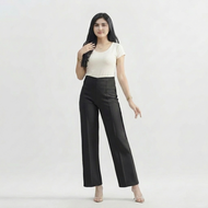 Celana Kulot Wanita Highwaist Premium / Kulot Terbaru celana kulot scuba celana wanita celana panjan