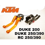 Lever Set KTM Duke 200 / 250 / 390 & RC 250 / 390 Brake & Clutch Lever DUKE200 DUKE250 DUKE390 RC250
