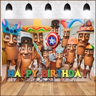 NS5 Italian Brainrot tung tung tung sahur Theme decoration Party Photo Photography Backdrop Scene La