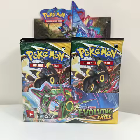 360Pcs English Pokémon TCG: Sword Shield Evolving Skies Booster Box Pokemon trade card 36 Pack Box