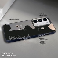 Realme C75 Case Realme Premium Matte Hard Casing - IMD Case - Hologram Motif Case 61-62