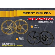 Sport Rim Honda RSX /RS150 6 Batang ENKEI PNP RSX / RS150 160/185-17