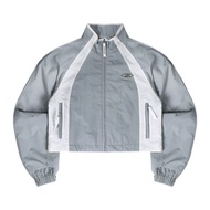 🇰🇷 Born To Win Women Nylon Block Jacket Windproof Lightweight Crop Fit Korea Edition Slim Fit Women'
