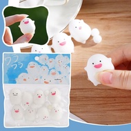Fidget Toy Mini Squishy Toys Kawaii Plush Cat Paw Transparent Stress Toy Relief Squeeze Cube U3Y0