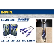 Irwin Tools 6pcs 6X Blue Groove (16-32mm) Auger Bit Set