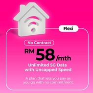 YES FLEXI 58 BROADBAND Simcard 5G Postpaid Internet Highspeed Full Hotspot
