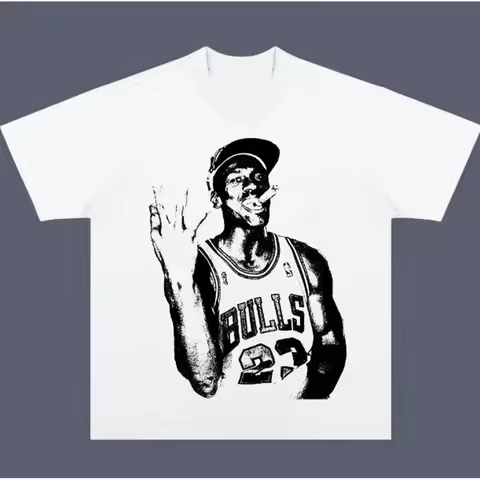 Y2K Jordan Vintage Tee, Michael Jordan T-Shirt, Unisex Basketball Shirt, Hip Hop Graphic Tee, Menswe