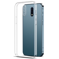 For Oppo R17 Phone Case R17 R17 Pro Case Transparent Square Silicone Shockproof Full Protector Clear