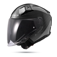Ls2 OF603 Infinity II Carbon 3/4 Double Goggles Helmet