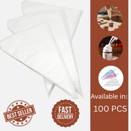 [READY STOCK] 100PCS EXTRA THICK DISPOSABLE PIPING PASTRY BAG ICING FONDANT CUP CAKE CREAM DECORATIO