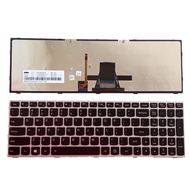 New For Lenovo Z50-70 Z51-70 G50-30 G50-45 G50-70 G50-75m G50-80 US Keyboard backlit with Silver fra