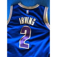 二手 NBA ADIDAS 騎士CAVS KYRIE IRVIMG 運動背心 球衣 藍 M