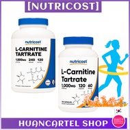 [Nutricost] L-Carnitine Tartrate 1000mg Capsules – 120 / 240 Count | Energy & Fat Metabolism | Shipp