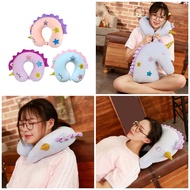 CAPA Cute Animal Travel Pillow Memory Foam Neck Pillow for Kids Soft and Firm Neck Support Pillow Washable