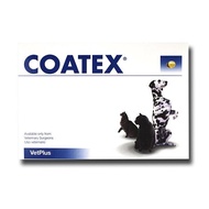 Coatex 60 caps อาหารเสริม ยาบำรุงขนสุนัขและยาบำรุงขนสุนัขปอม แบบเม็ด บรรจุ 60 เม็ด (EXP 4/25)