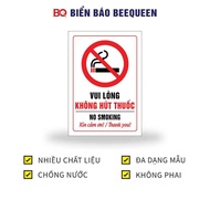 Sign PLEASE NOT SMOKING B79