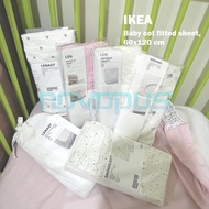 NOVO Durable Easy Care Soft Cotton Fitted Sheet for Baby Cot 60x120 cm with Elastic Edging / Cadar K