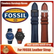 12-22mm Leather Strap for FOSSIL Genuine Leather Watch Band FS4735 FS4812 FS5068 ME3052 3054 Men Wat