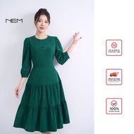 [ Genuine ] High-end designer women's dress NEM Fashion 42652