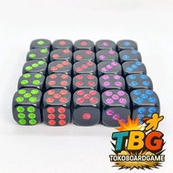 Premium Dice Colored Dot D6 16mm - Dice Game