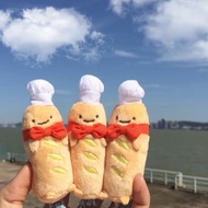 GANTUNGAN [PREORDER] Sumikko Gurashi Chef Baguette Hanging Doll – Cute Keychain 9 cm