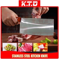 STAINLESS STEEL KITCHEN CLEAVER KNIFE / CHOPPING CLEAVER / CHEF KNIFE WOOD HANDLE CLEAVER COOKING Pi
