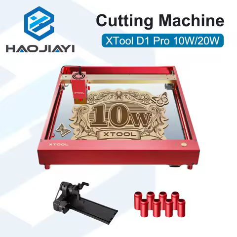 HAOJIAYI 5w/10w XTool D1 Pro Fully Automatic Small Woodworking Lettering for Laser Marking Leaf Carv