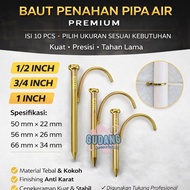 (10pcs) Concrete nails, water pipe retainer, iron pipe clamp, u clamp, pipe nails 1/ 2 3/ 4 1 inch, 