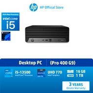 HP Desktops PC Pro 400 G9 Small Form Factor Business/Intel i5-13500 /UHD Graphics 770 /16 GB /1 TB /