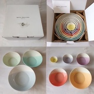 全新 正版 Royal Doulton 1815 Nesting Bowls Set of 8 英國 皇家道爾頓 1815 恆采系列 多功能餐碗8件組 Porcelain Multi-porpose 