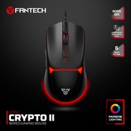 FANTECH VX7 CRYPTO Macro Key Gaming Mouse รุ่น VX7 เมาส์เกมมิ่ง แฟนเทค ความแม่นยำปรับ DPI 200-8000 ป
